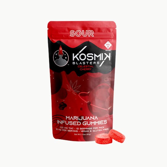 Kosmik Brands - Sour Blaster 100mg - Celestial Cherry | MO - 1