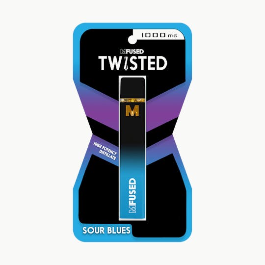 MFused - TWISTED Disposable Vape - Sour Blues - 1