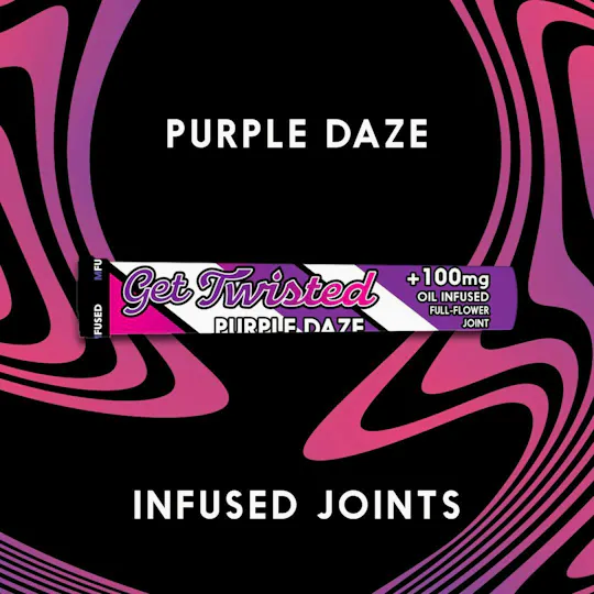 MFused - TWISTED Infused Pre-roll: Purple Daze - 1