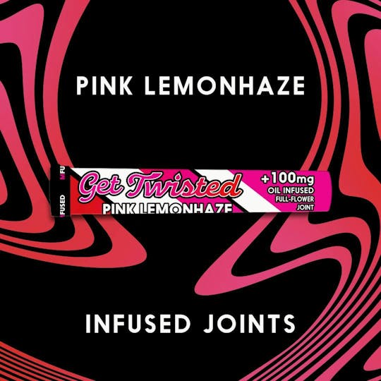 MFused - TWISTED Infused Pre-roll: Pink Lemonhaze - 1