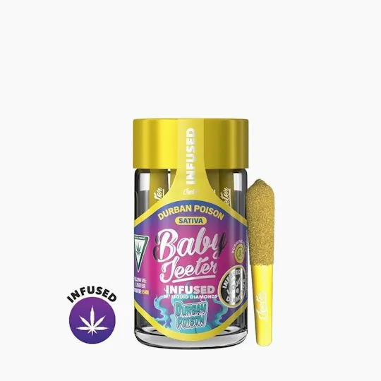 Jeeter - Jeeter | Durban Poison | Baby Infused Minis | 0.5g each | 5pk - 1