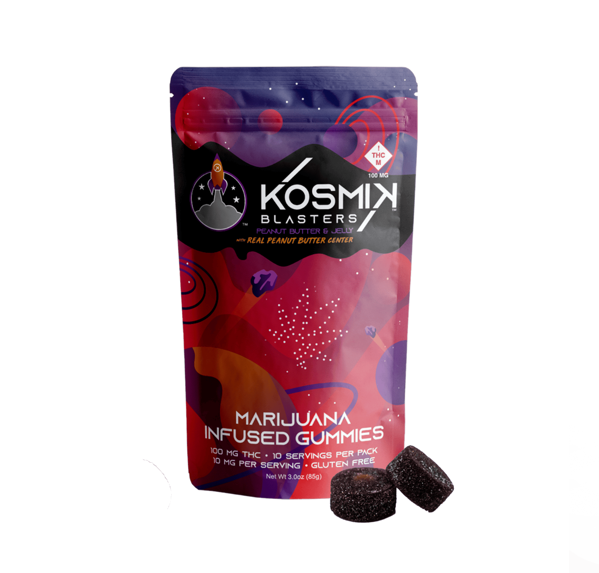 Kosmik Brands - Specialty 100mg - Peanut Butter & Jelly | MO - 1
