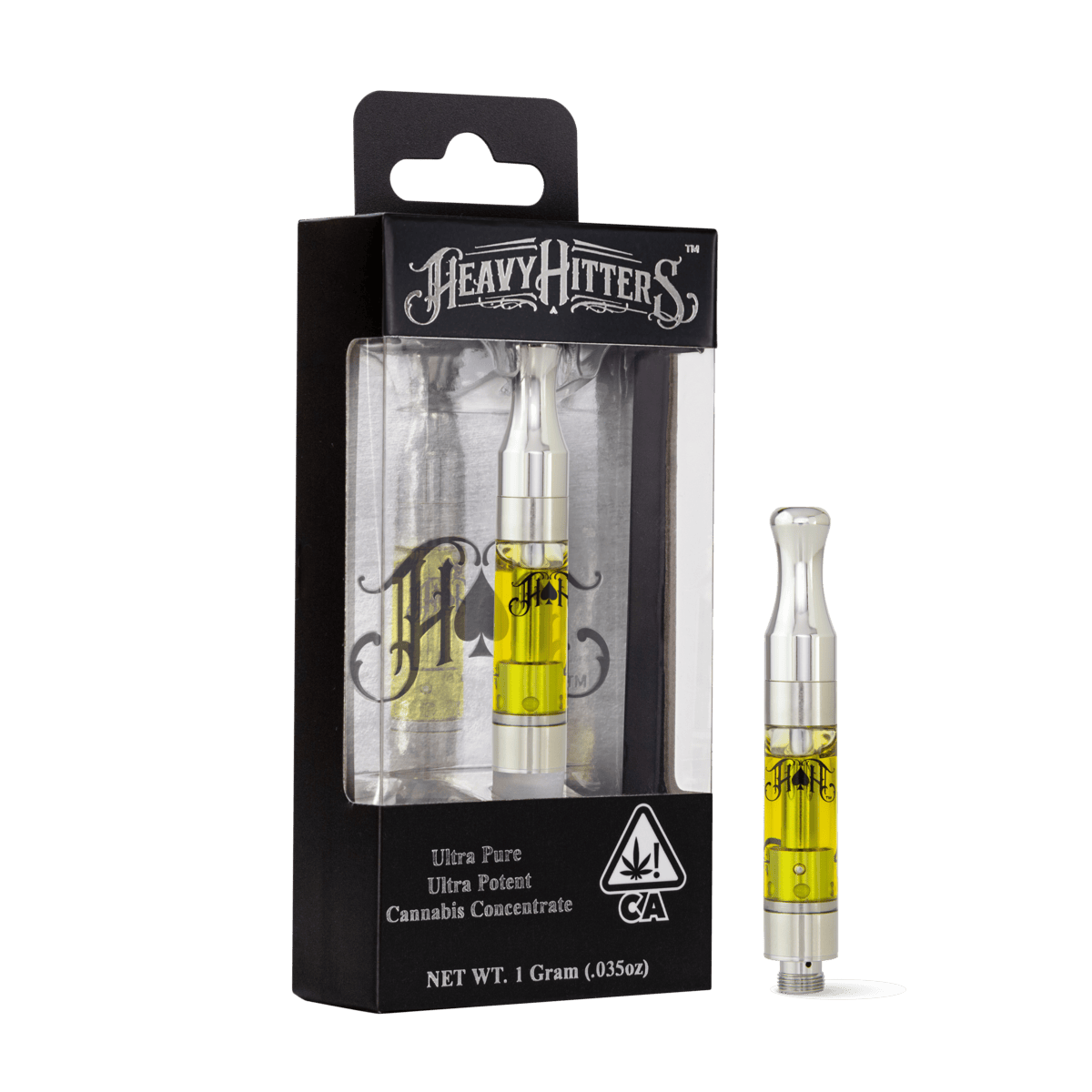 Heavy Hitters - Ultra Potent Grape Pie 1g Cartridge - 1
