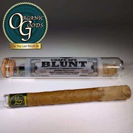 Organic Goods - Grape Ape Blunt Dipped in Badder & Kief 2.5g - 1