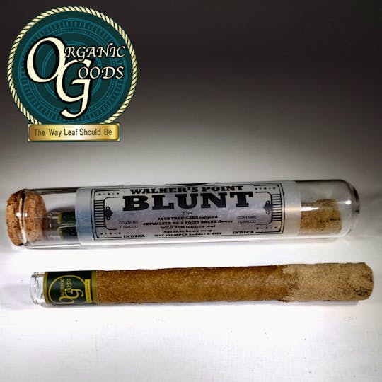 Organic Goods - Walkers Point Blunt Dipped in Badder & Kief 2.5g - 1