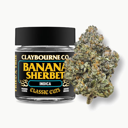 Claybourne Co. - Banana Sherbet (3.5g) - Classic Cuts - 1
