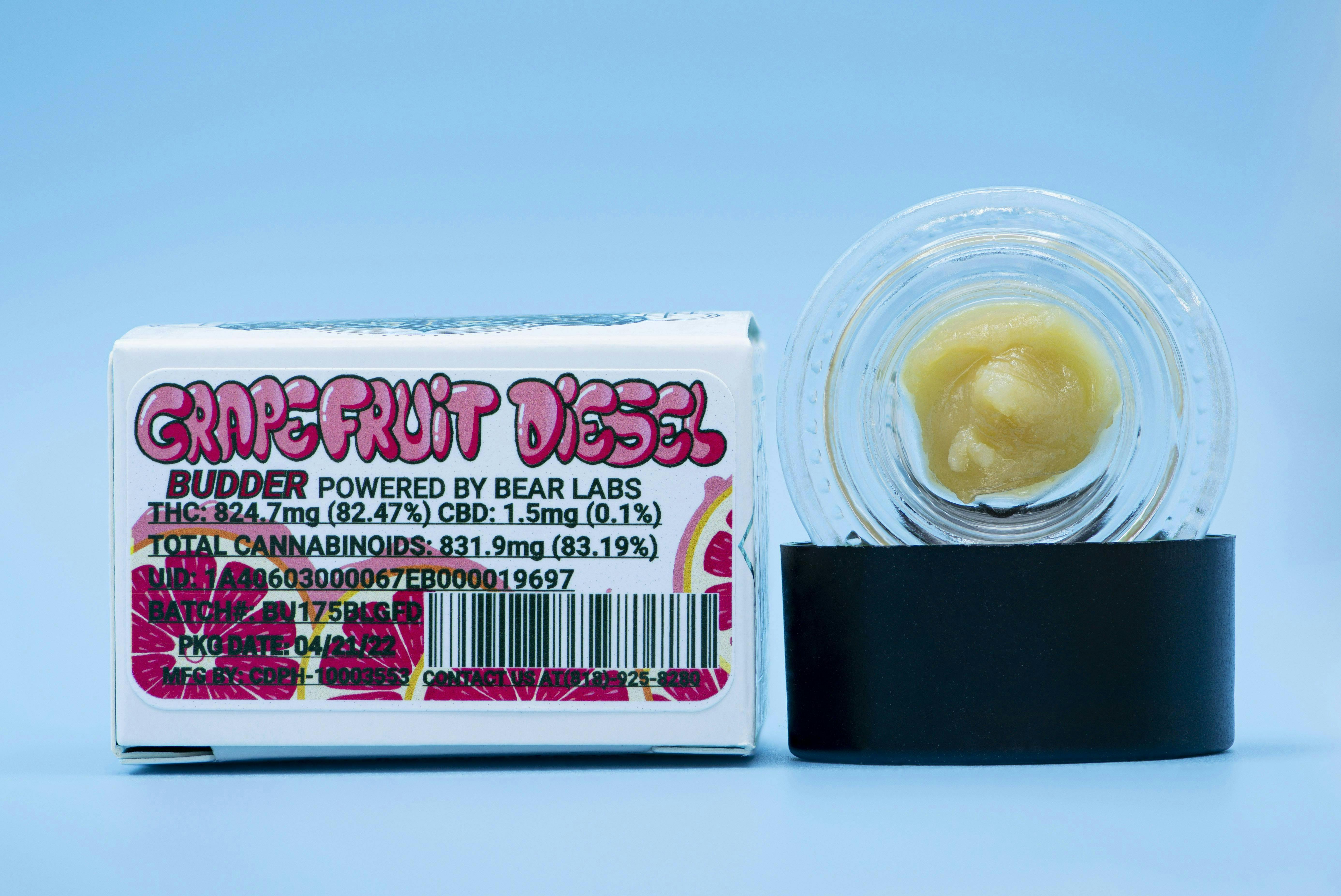 Bear Labs - Grapefruit Diesel Budder - 1g - 1
