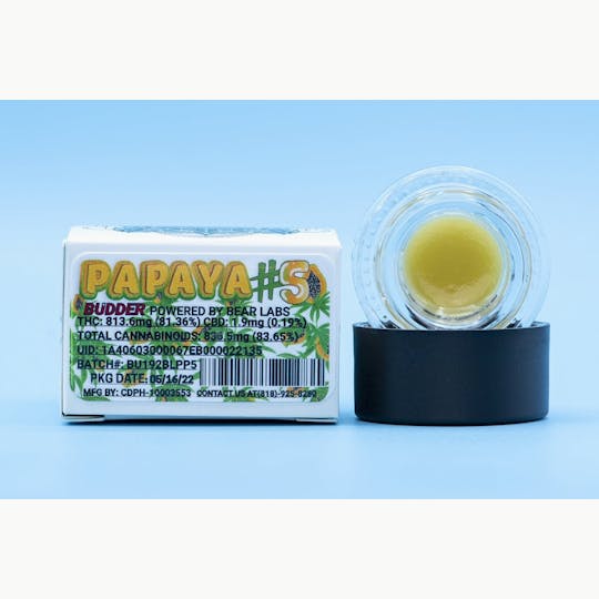 Bear Labs - Papaya #5 Budder - 1g - 1