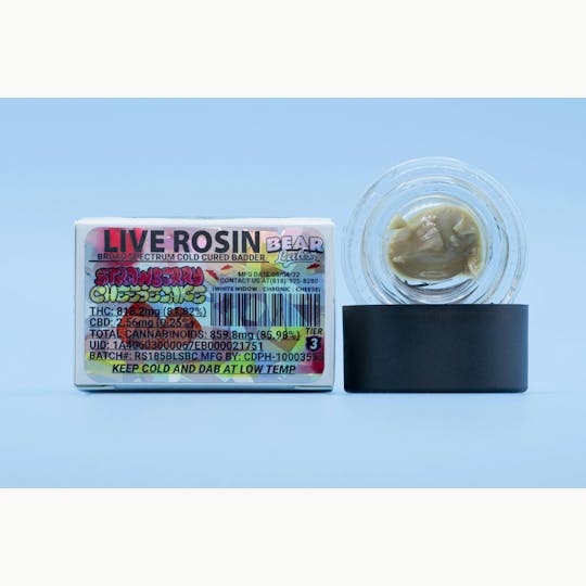 Bear Labs - Strawberry Cheesecake T3 Live Rosin - 1g - 1