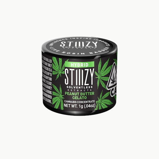 STIIIZY - - PEANUT BUTTER GELATO - Live Rosin Badder - 1