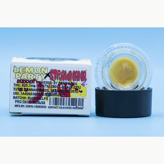Bear Labs - Lemon Party x Strawnana Budder - 1g - 1