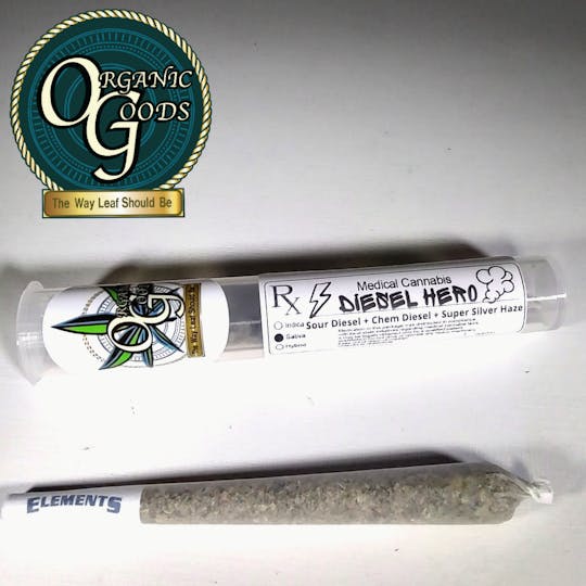 Organic Goods - Diesel Hero Pre-Roll 1g - 1