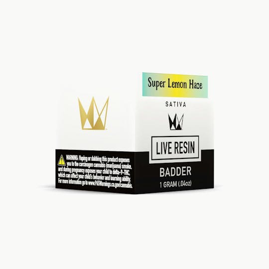 West Coast Cure - Super Lemon Haze Live Resin Badder - 1