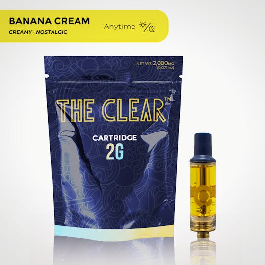 CLEAR Brands - The CLEAR Original Cartridge 2000mg | Banana Cream - 1
