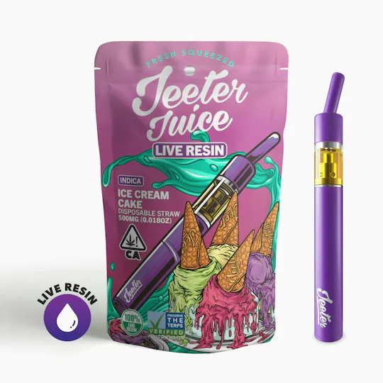 Jeeter - Jeeter | Ice Cream Cake | Live Resin Straw Disposable | 0.5g - 1