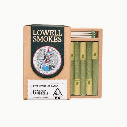 Lowell Herb Co. - Lowell Smokes | 3.5g Pre-Roll Pack | Star Spangled Sativa - 1