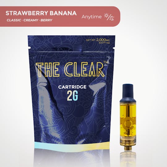 CLEAR Brands - The CLEAR Original Cartridge 2000mg | Strawberry Banana - 1