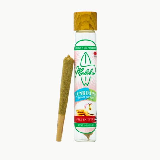Malibu Premium Cannabis - Funboard | Apple Fritter | Triple Infused Preroll 1g - 1