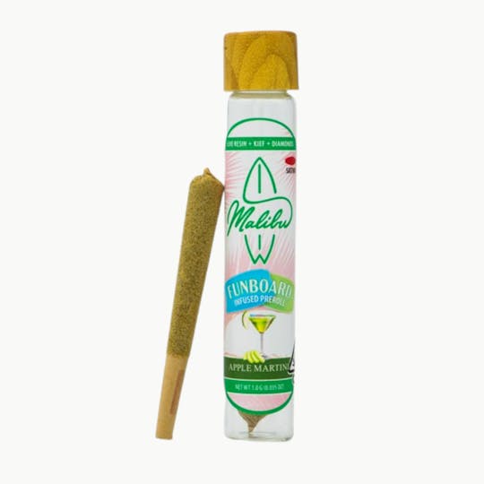 Malibu Premium Cannabis - Funboard | Apple Martini | Triple Infused Preroll 1g - 1