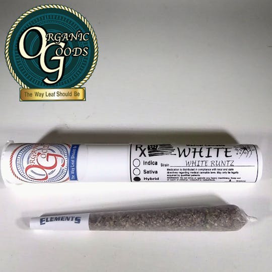 Organic Goods - White (White Runtz) Pre-Roll 1g - 1