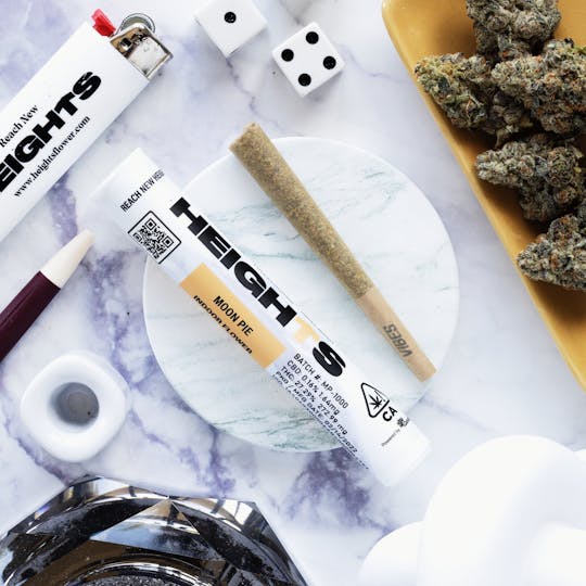 Heights Flower - HEIGHTS Moon Pie - 1g Pre-Roll Indoor Flower - 1