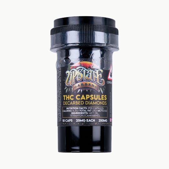 Upstate Gardens - 250mg Capsules - Decarbed Diamonds - 1
