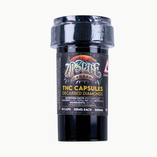 Upstate Gardens - 500mg Capsules - Decarbed Diamonds - 1