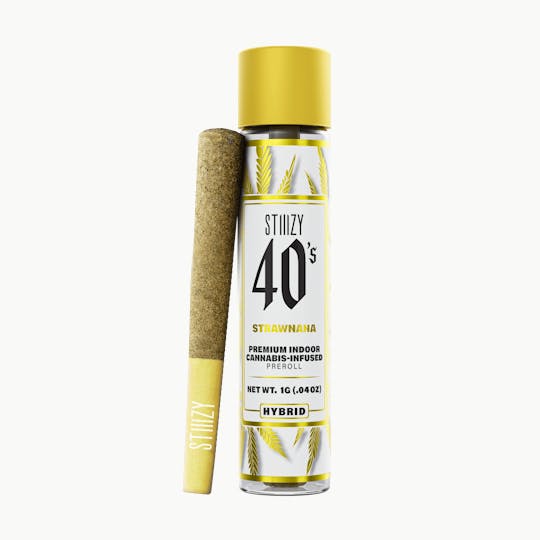 STIIIZY - - STRAWNANA - 1G 40's Infused Preroll - 1