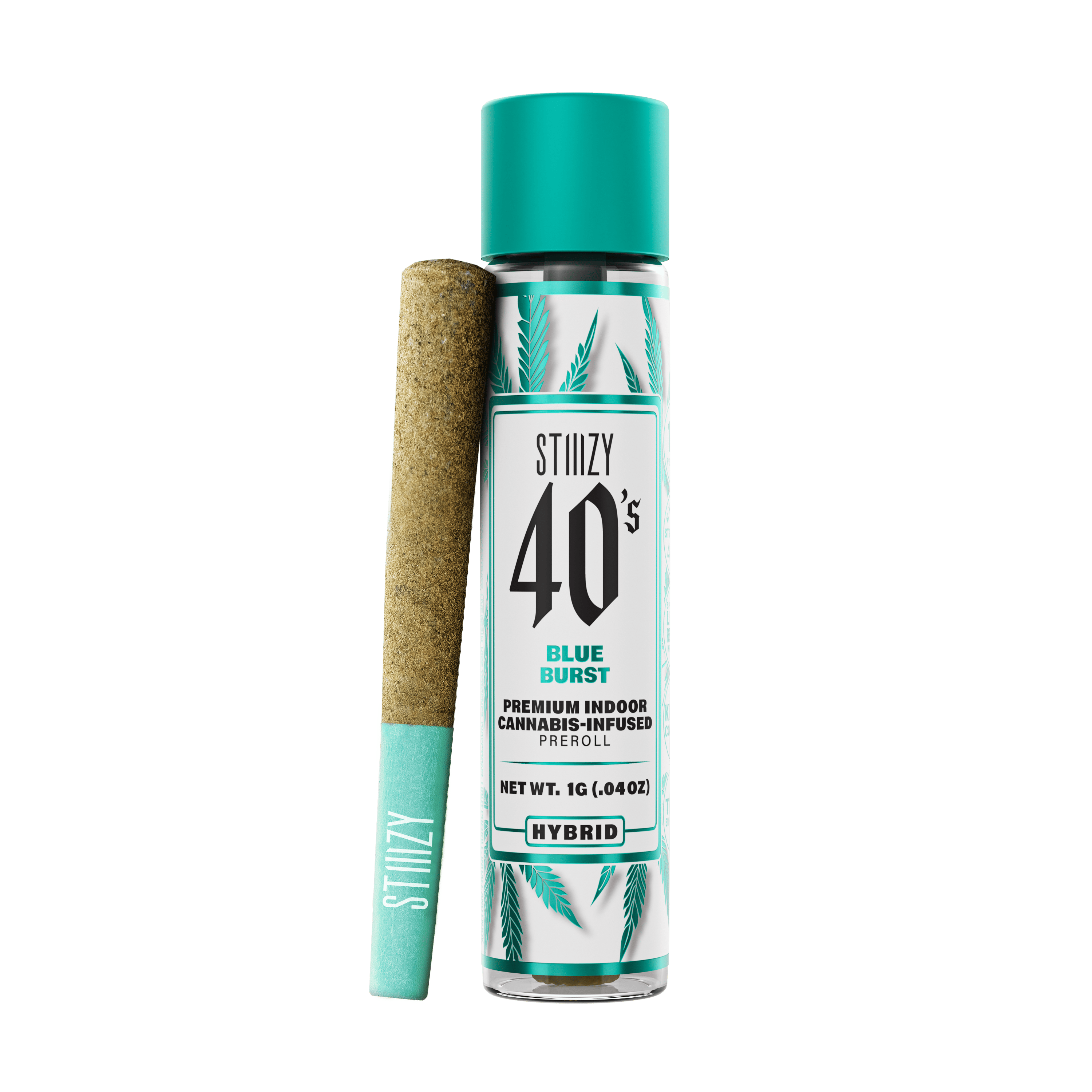 STIIIZY - - BLUE BURST - 1G 40's Infused Preroll - 1