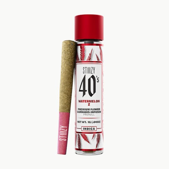 STIIIZY - - WATERMELON Z - 1G 40's Infused Preroll - 1