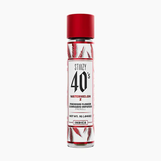STIIIZY - - WATERMELON Z - 1G 40's Infused Preroll - 1