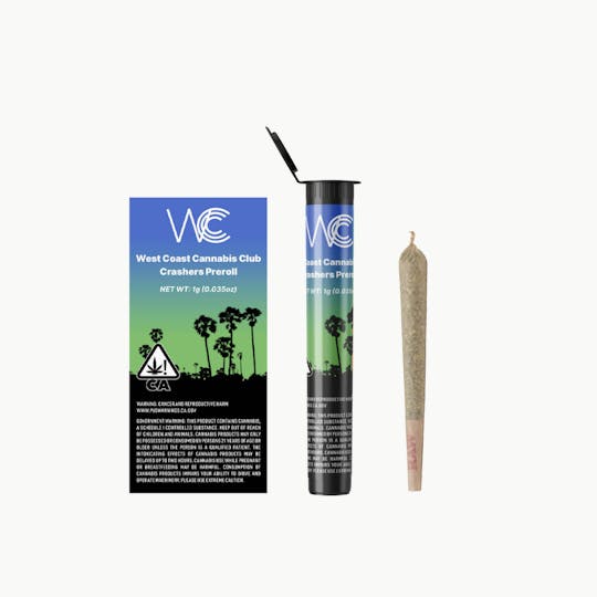 West Coast Cannabis Club - WCCC | Crashers Preroll - 1