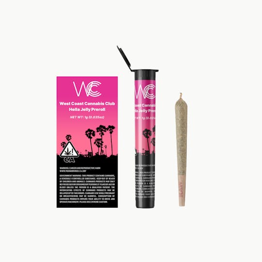West Coast Cannabis Club - WCCC | Hella Jelly Preroll - 1