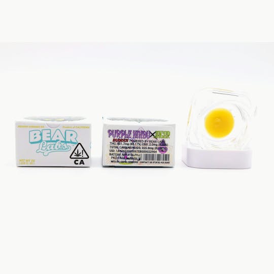 Bear Labs - Purple Hindu x Jager Budder - 1g - 1