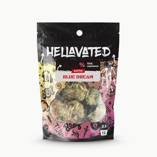 Hellavated - Blue Dream Just Budz 3.5g - 1