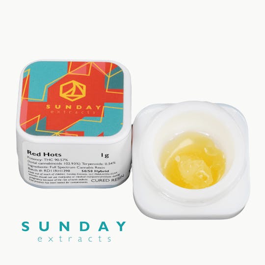 Sunday Extracts - 1g Concentrate Red Hots - 1