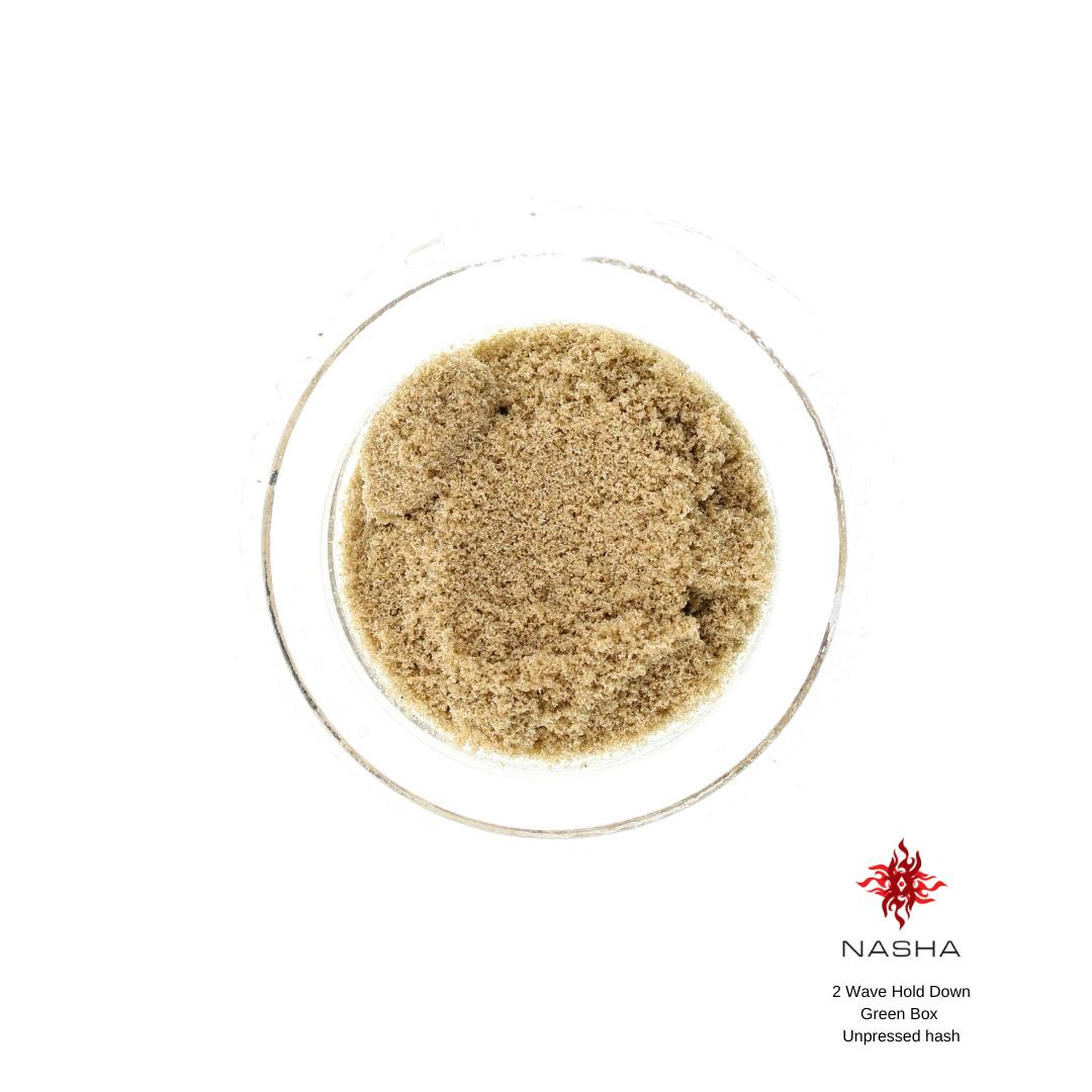 NASHA - 2 Wave Hold Down Green Unpressed Hash - 1