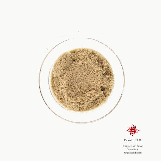 NASHA - 2 Wave Hold Down Green Unpressed Hash - 1