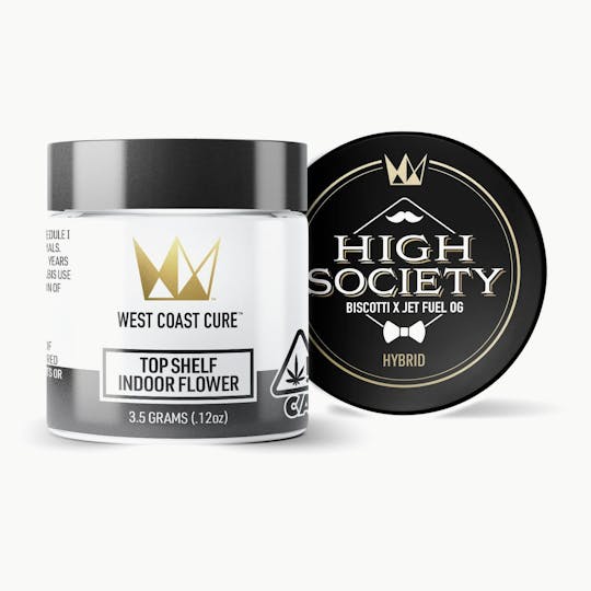 West Coast Cure - High Society - 3.5G Top Shelf Indoor Flower - 1