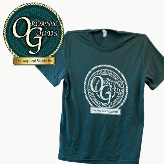 Organic Goods - Organic Goods NEW Green with White Logo T-Shirt - 1