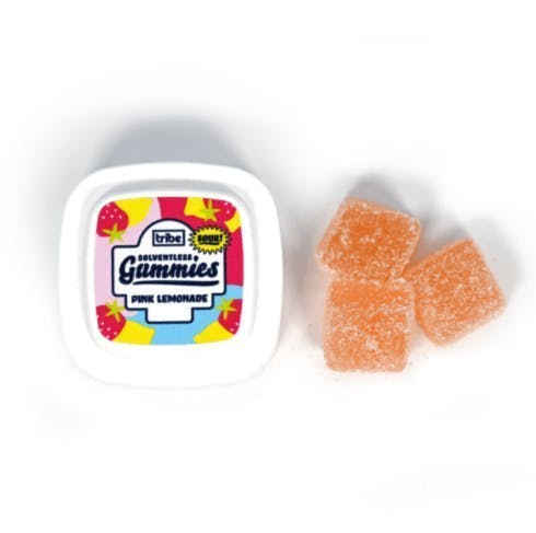 Tribe - Indica | Sour Pink Lemonade Solventless Gummies | 363mg | 11ct | 33mg/ea - 1