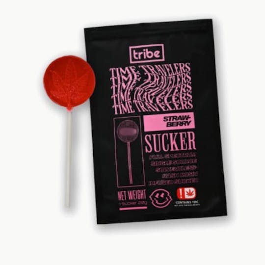 Tribe - Time Traveler Sucker - Strawberry - Sativa - 66MG - 1