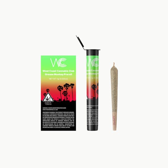 West Coast Cannabis Club - WCCC | Grease Monkey Preroll - 1
