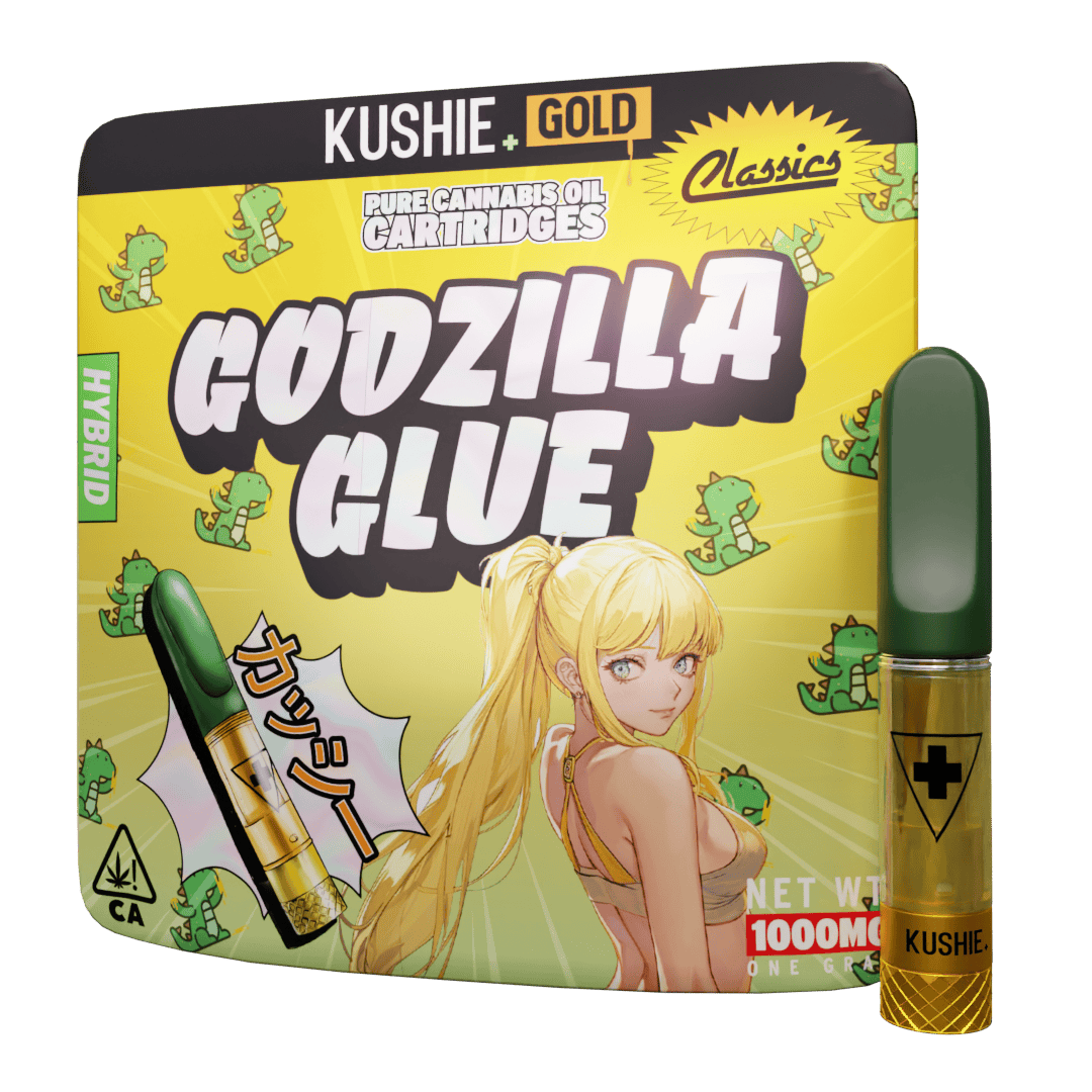 Kushie Brand - Godzilla Glue | Gold Cartridge | 1g - 1