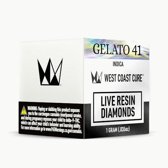 West Coast Cure - Gelato 41 Live Resin Diamonds - 1