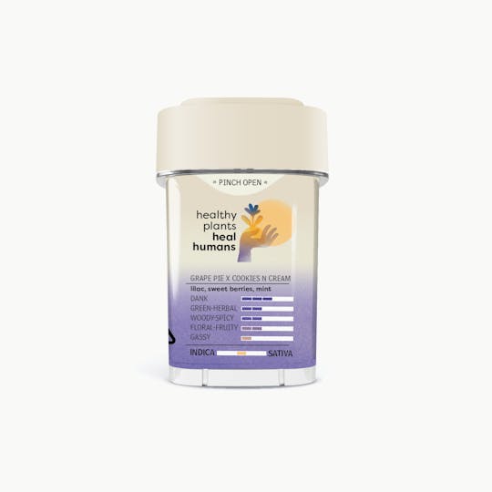 Coastal Sun - Grapes & Cream Greenhouse Flower 3.5g - 1