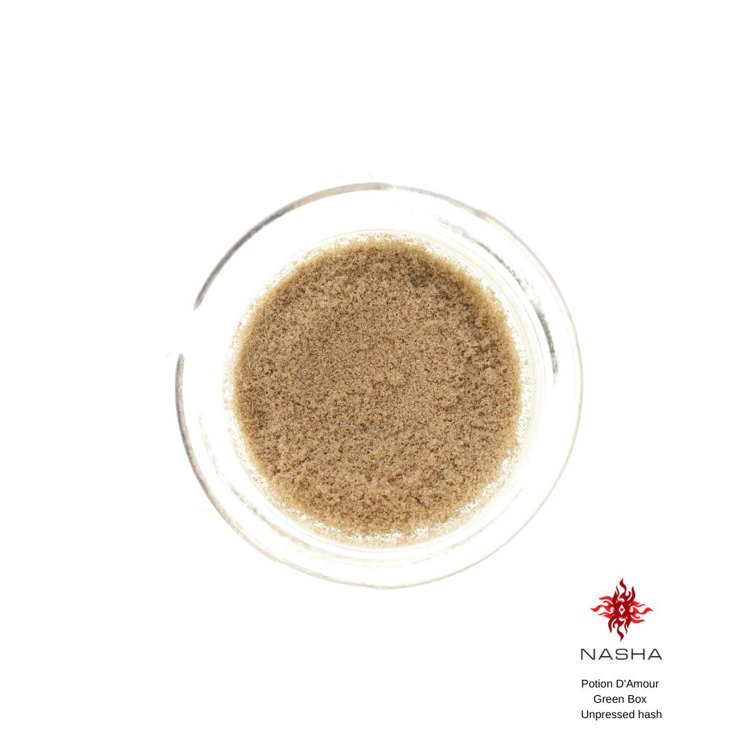 NASHA - Potion D' Amour Green Unpressed Hash - 1