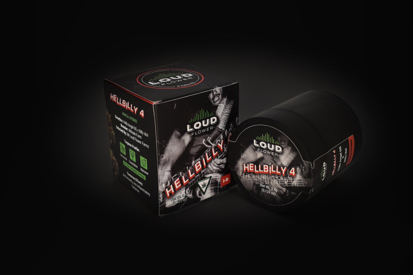 MI Loud Flower Farms - Hell Billy #4 3.5g Pre Pack - 1
