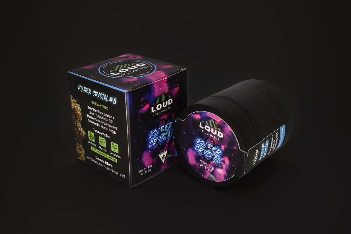 MI Loud Flower Farms - Kyber Crystal #8 3.5g Pre Pack - 1