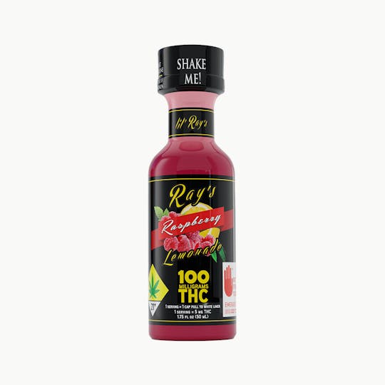Ray's Lemonade - Raspberry lil' Ray's Lemonade 100mg THC - 1